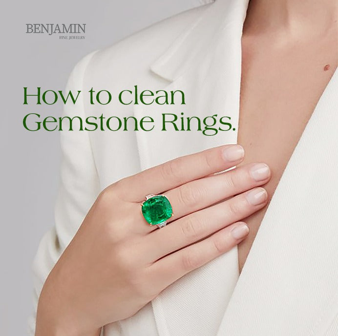 how to clean gemstone rings
