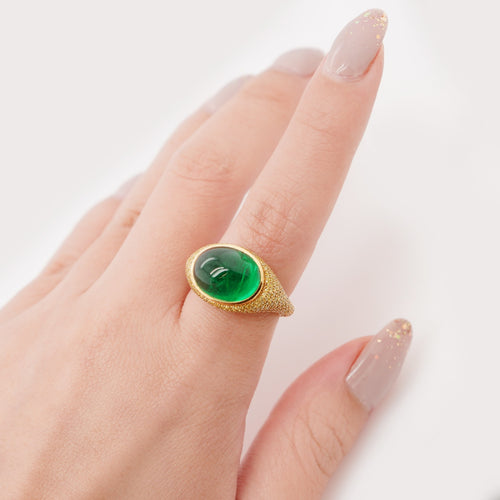 8.04 cts Emerald Ring