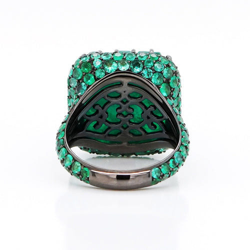 4.26 cts Colombian Emerald Ring