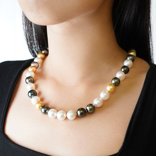 43.00 cts Multi Pearls Necklace