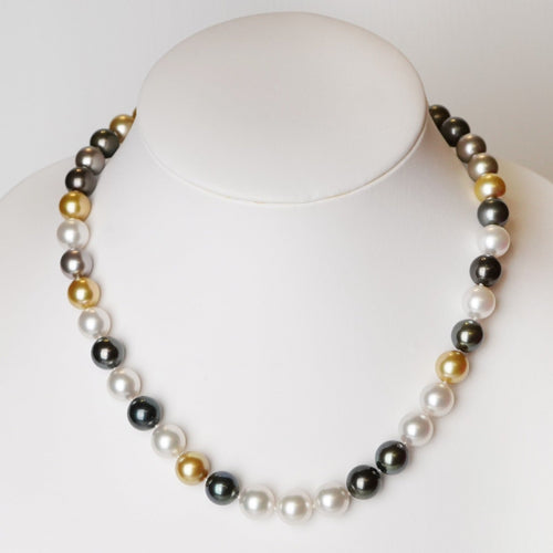 43.00 cts Multi Pearls Necklace