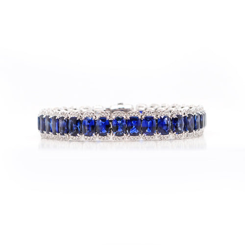 32.16 cts Blue Sapphire Bracelet (ENQUIRE)